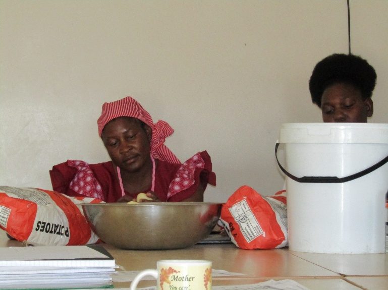 A member of staff at work at a CarePoint