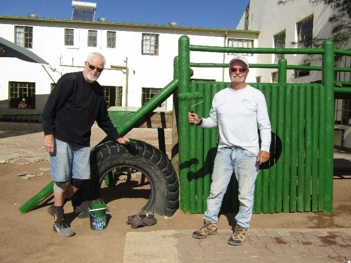 Members of the visiting team at the Keetmanshoop CarePoint