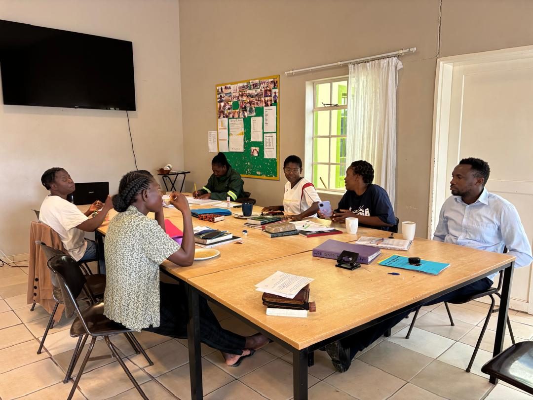 The CarePoint team preparing lessons together